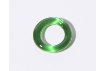 Anneau verre transparent