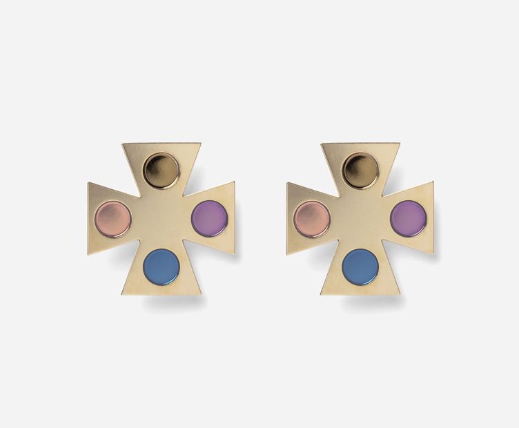 Earrings Nostra multicolored