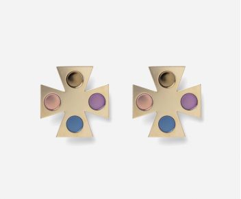 Earrings Nostra multicolored