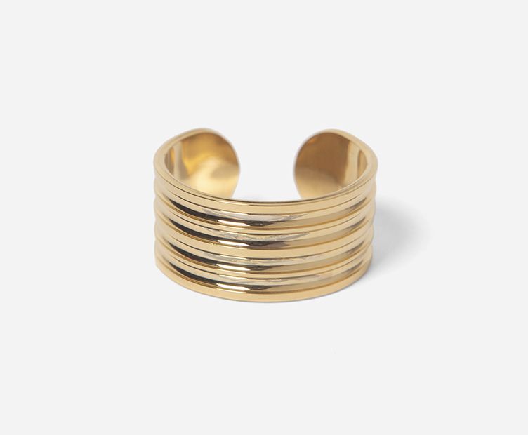 Bague dorée Ramses