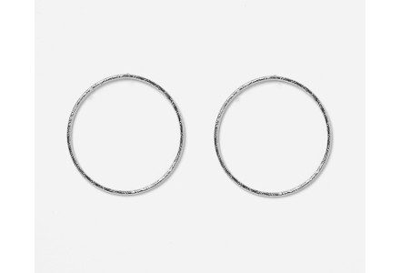 Boucles Babette Large argent