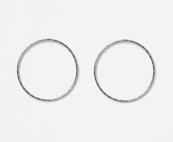 Boucles Babette Large argent