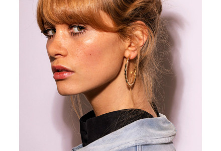 Créoles Brando  xl doré