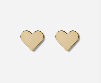 Earrings coeur gold