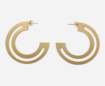 Hoop Earrings Looping gold