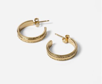 Hoop earrings Lara gold