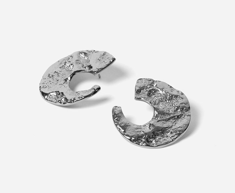 Earrings Lunar silver