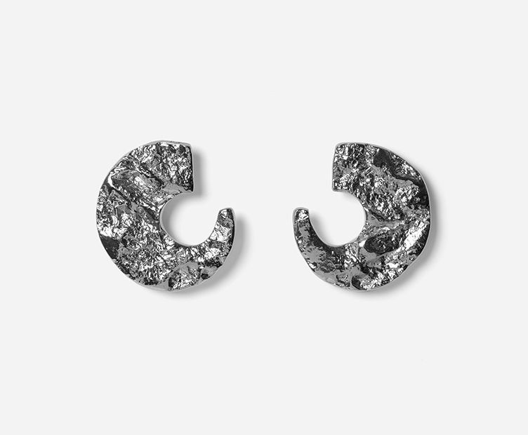 Earrings Lunar silver