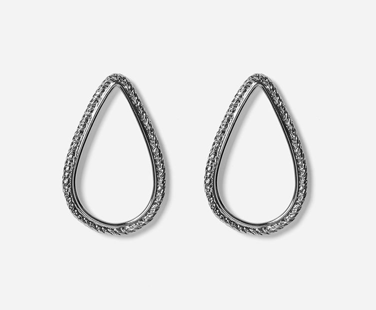 Earrings Neptune silver