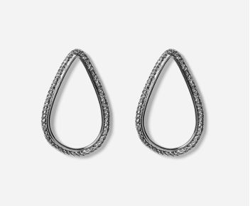 Boucles Neptune argent