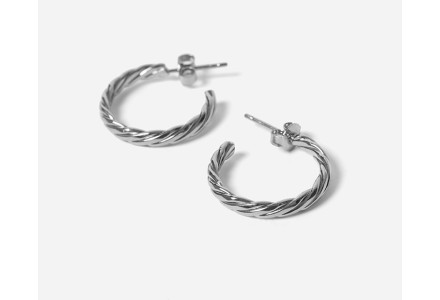 Créoles Esther  argent