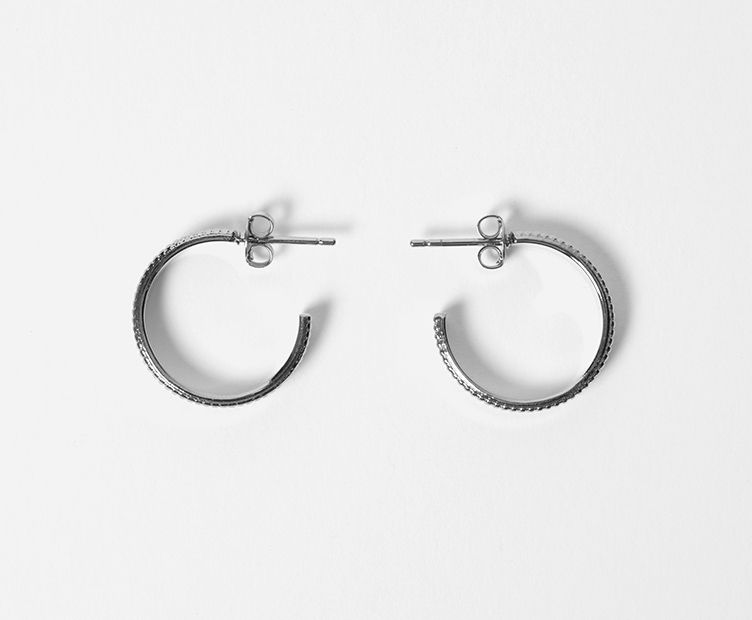 Hoop earrings Lara silver