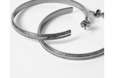 Créoles Lara  xl ARGENT