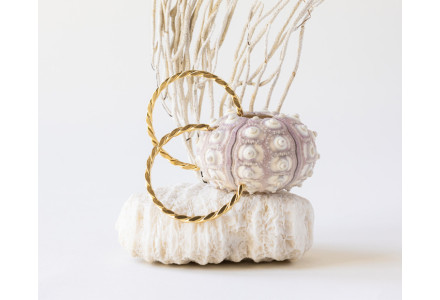 Créoles Brando  xl doré