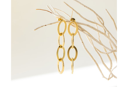 Boucles Jasmine  doré