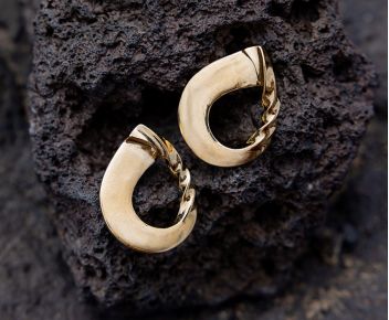 Boucles Aqua Doré