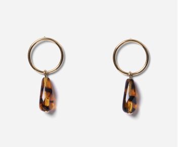 Earrings tiger eye