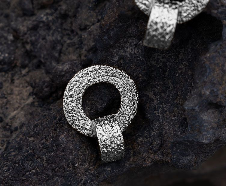 Boucles d'oreilles Gloria Argent