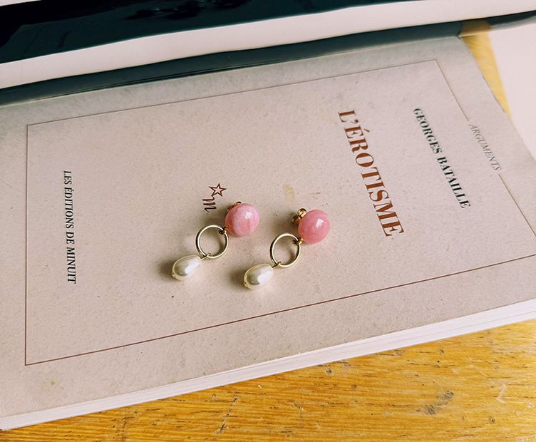 Boucles N°4 Rose mirage