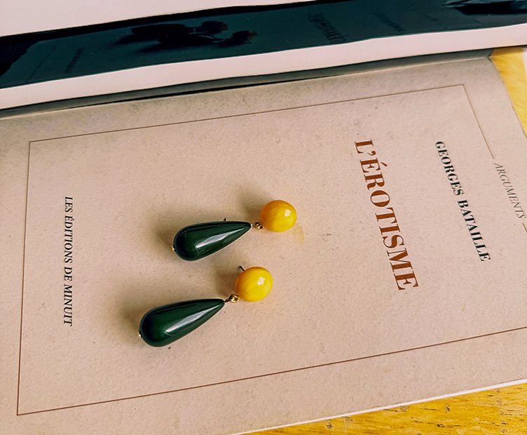 Boucles N°7 Jungle jaune