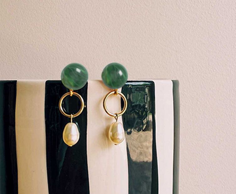 • Boucles N°04 - Vert mirage