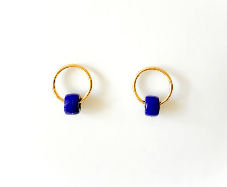Boucles Tubik bleu