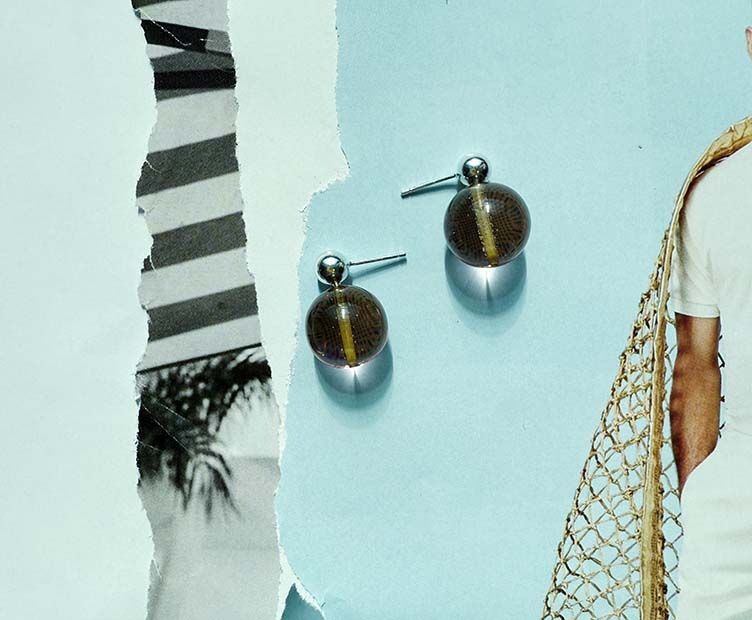 Bizou Earrings - Pink