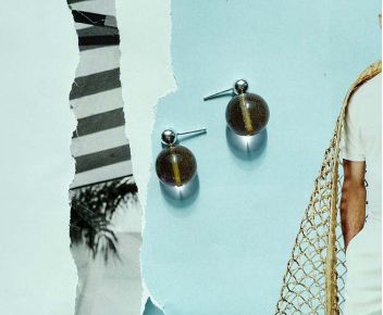 Bizou Earrings - Pink