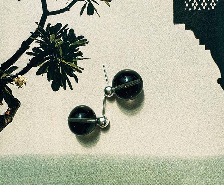 Bizou Earrings - Grey