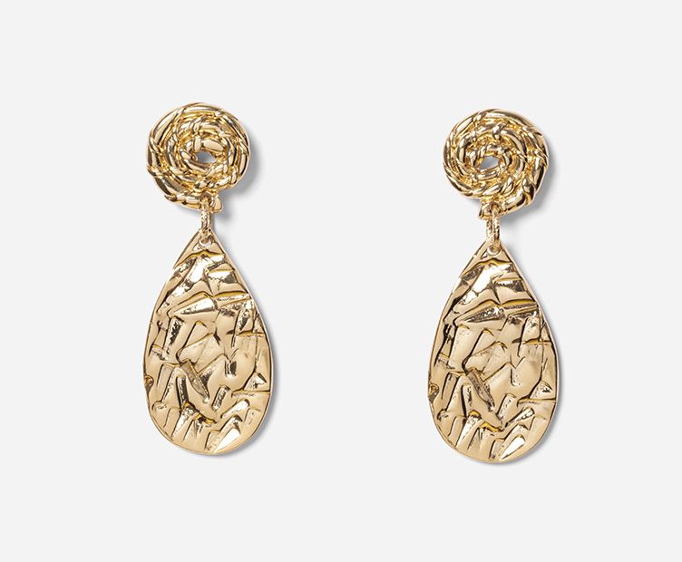 Boucles d'oreilles Baba doré