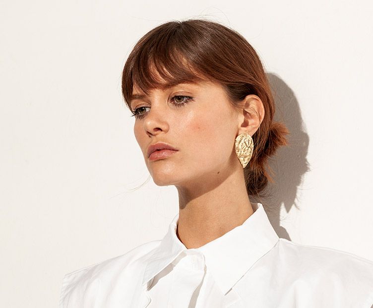 Boucles d'oreilles Luz doré