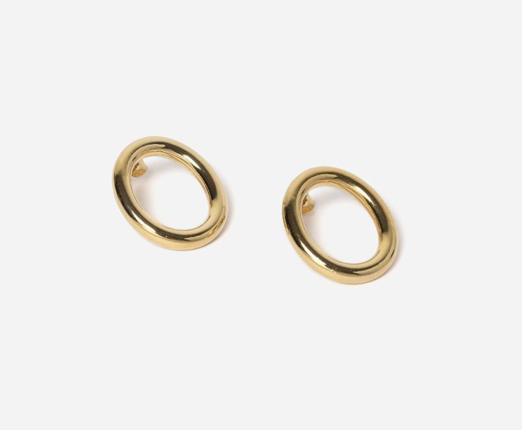 Boucles d'oreilles Mono Lisse