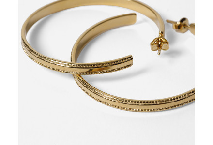 Créoles Lara Xl doré