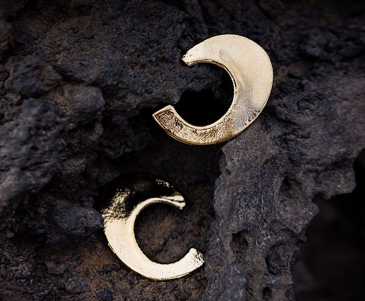 Boucles Aristote doré