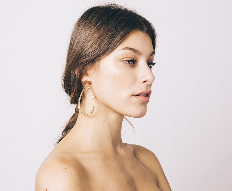 Boucles d'oreilles Babel doré
