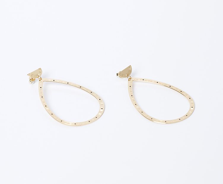 Boucles d'oreilles Babel doré