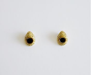 Earrings Drago black
