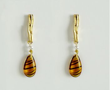 Boucles Fantasia ecaille