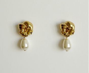 Earrings Louison creme