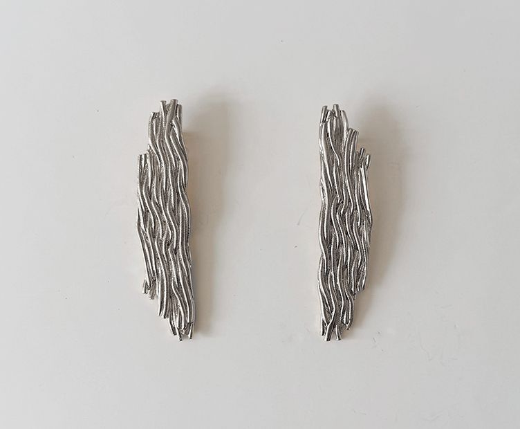 Boucles Salome argent