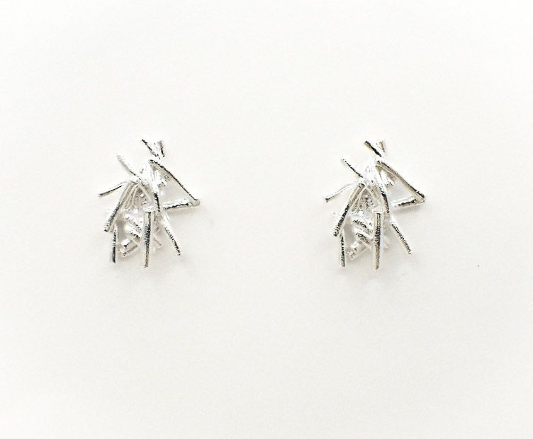 Boucles Stella argent
