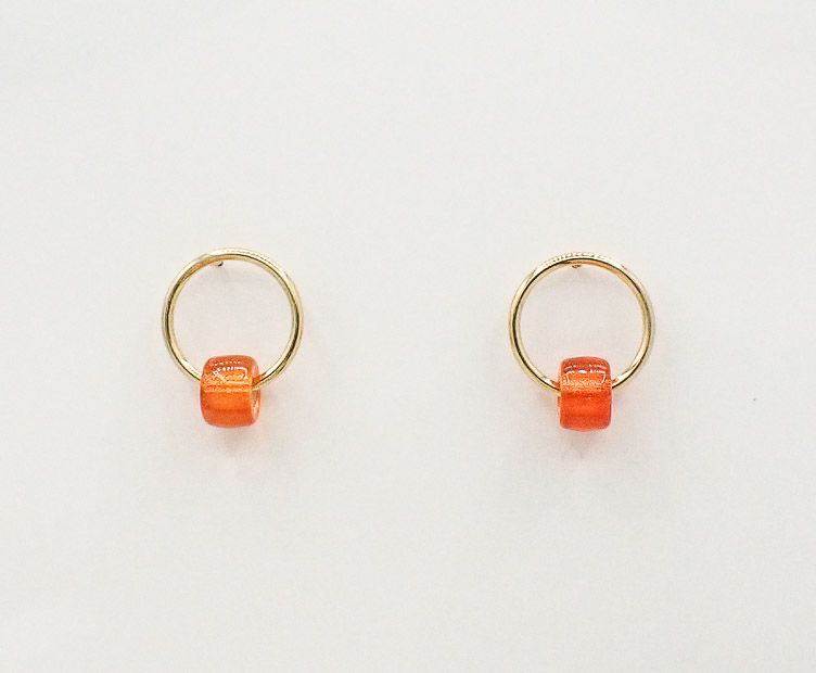 Boucles Tubik orange