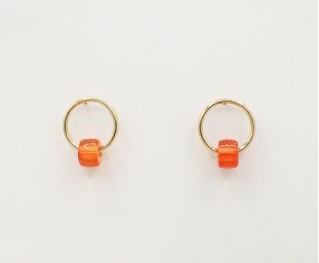 Boucles Tubik orange