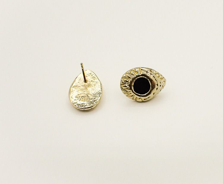Earrings Drago black