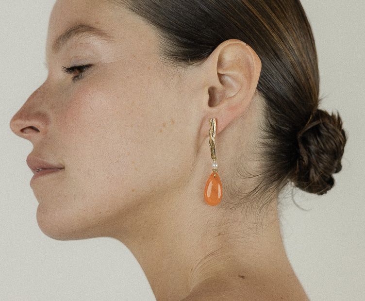 Boucles Fantasia orange