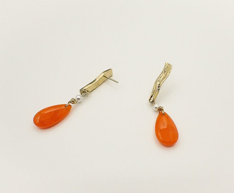 Boucles Fantasia orange