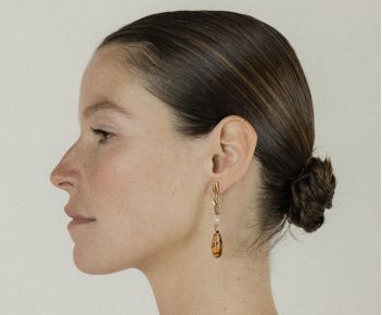 Earrings Fantasia brown