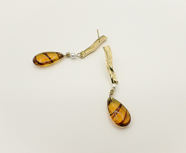 Boucles Fantasia ecaille