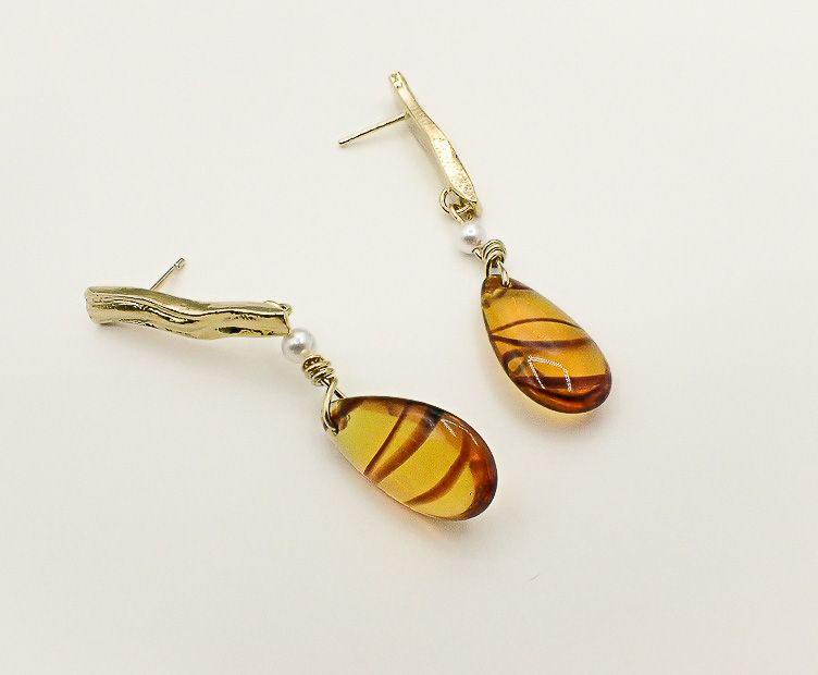 Boucles Fantasia ecaille