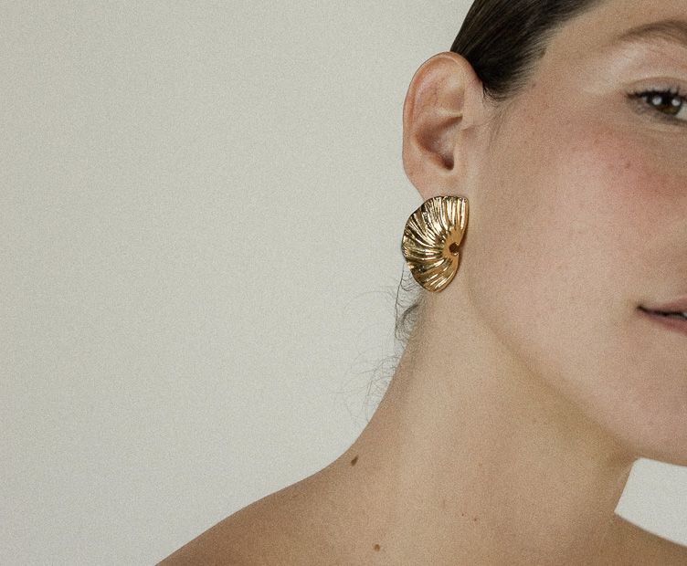 Earrings Pegase gold